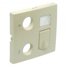 EFAPEL - Face plate for RTV - RJ45 / RTV - RJ45 multimedia outlets PEARL 90774 TPE LOGUS 90