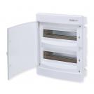 ACA LIGHTING - Табло за скрит монтаж 2x12 мод. с бяла врата 282U24CW