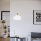 EGLO - pendant light SUMMERHILL Ø:550mm E27 40W wood, white - 44065 (2)
