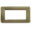VIMAR - 16754.37 - Rondò plate 4M met.antique brass