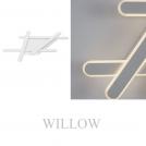 NOVA LUCE - Ceiling lamp  L:51, W:39, H:5.6 cm.  9210920   WILLOW ⚡ LED 40W ⚡ 1900Lm ⚡ 3000K ⚡ 220V ⚡ IP20 ✴ Sandy White 