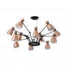FARO - RETRO Copper pendant lamp 12L 20047