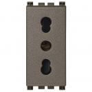 VIMAR - 19203.M - 2P+E 16A P17/11 outlet Metal 