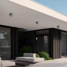 NOVA LUCE - Concrete exterior ceiling light L:10, W:10, Н:12 cm.  9540228 RITZ ⚡ LED 10W ⚡ 1044 Lm ⚡ 3000К ⚡ CRI>80 ⚡ 220-240V ⚡ IP65 ✴ Gray