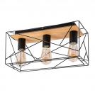 RABALUX - Ceiling lamp BLACK BOIRE 71023 E27 3X40W 
