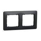 SCHNEIDER ELECTRIC - SDD314802 Sedna Design- 2-gang frame - antracite