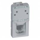 LEGRAND - 79231 Telephone socket Mosaic - RJ11 - 4 contacts - 1 module - alu