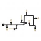 IDEAL LUX - PLUMBER PL8 Nero 136714 (1)