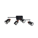 ELMARK - DELIA SPOT 4XE27 BLACK - 955DELIA4/BL
