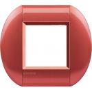 BTICINO - LNB4802SS Round cover plate 2 modules - sunset