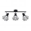SOLLUX - Ceiling lamp ARTEMIS 3 black SL.1107
