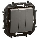 LEGRAND - Triple switch Niloe New NP2130MG