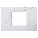 TEM - OL23SW Frame 2/3M, color White stone, Modul