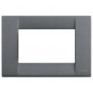 VIMAR - 16733.46 - Classica plate 3M metal slate grey