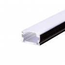 ACA LIGHTING - BLACK MICRO ALUMINUM PROFILE WITH OPAL PC DIFFUSER 2m/pc P151BU