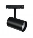 VITO - LED МАГНИТЕН ПРОЖЕКТОР MAGNA-H S1 12W 960Lm 3000K (ТОПЛО БЯЛО) 15° 50x120mm 48V DC ЧЕРНО 2102121