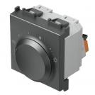 TEM - EM38AT Heating thermostat 5-30°C 230V max 2A 2M, color Anthracite, Modul