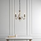 INTERIORS 1900 - chandelier POLINA LX124P3B E14, 3x40W (3)
