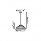 FARO - HUE IN Burgandy pendant lamp ø1300 Ref.20129 (2)