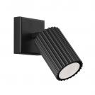 SOLLUX - Черен аплик KARBON SL.1578 GU10 10W IP20