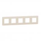 SCHNEIDER ELECTRIC - NU201044 cover frame - 5 gangs - 5 x 2 modules - ivory