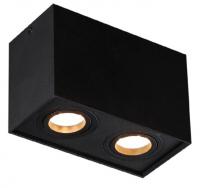 MAXLIGHT - Спот Maxlight Basic Square II BK C0089 , 2 x 50W GU10 230V