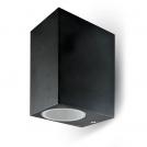 V-TAC - 7511 VT-7652 SLEEK GU10 WALL FITTING(ALUMINUM) SQUARE-BLACK 2 WAY IP44