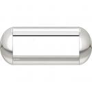 BTICINO - LNB4807CR Round cover plate 7 modules - chrome polished