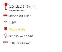 ACA LIGHTING - LED Дърво за маса 1.5W, топла бяла светлина, IP20 X1025111 (2)