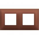 BTICINO - R4802M2SF cover plate - 2+2 horizontal/vertical installation modules - Siena soft