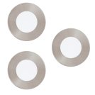 EGLO - recessed luminaire 94734 FUEVA 1 LED 2,7W X3, 900lm 3000K