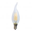 ACA LIGHTING - LED крушка пламък FILAMENT E14 6W 2700K 550lm DECO6WWTIP