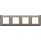 VIMAR - 14669.40 - Plate 8M (2+2+2+2) 71mm Reflex ash