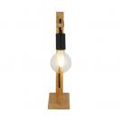 SEARCHLIGHT - Настолна Лампа WOODY EU95041-1BR Е27 60W (1)