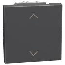 BTICINO - Shutter switch 2M color Graphite Light Now YD4027NM2