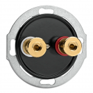 THPG - Speaker wall socket bakelite black 100737