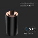 V-TAC - GU10 Fitting Round Black Rose Gold SKU: 8997 (4)