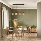 SEARCHLIGHT - Pendant 88910-4MO Sweden ⚡4 х 60W ⚡E27 (3)