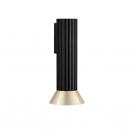 NOVA LUCE - Wall light  D:9.8 W:11.3 H:22.5 cm.   9011444  LUVIA ⚡ LED MR16/GU10 ⚡ 1x10W ⚡ 100-240V ⚡ IP20 ✴ Gold/Black 