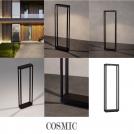 NOVA LUCE - Градински стълб   Д:23, Ш:8.6, В:75 см.    9030591   COSMIC ⚡ LED 8W ⚡ 489Lm ⚡ 3000K ⚡ 220-240V ⚡ IP65 ✴ Тъмен антрацит 