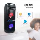 V-TAC - 30W Rechargeable Trolley Speaker Wired Microphone RD Control SKU: 8680 (4)