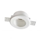 ACA LIGHTING -  G90021C  ROUND GYPSUM TRIMLESS SPOT LUMINAIRE ZOE GU10
