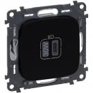 LEGRAND - USB socket type C Power Delivery 30W черно Valena Allure Legrand 755509