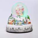 ACA LIGHTING - LED RGB DECOR MULTICOLOR VILLAGE + BLOWING WATERBALL +MUSIC 4.5V (ADAPT) / 3ΑΑ (BAT) 20Χ18Χ20CM X0340