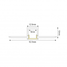 ACA LIGHTING - P121 ALUMINUM PROFILE P121 WITH OPAL PC DIFFUSER 2m/pc (1)