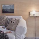 PAULMANN - Аплик с рафт  78915  DEVARA⚡E27⚡230V⚡max. 40W dimmable✴Бял (9)