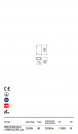 REDO GROUP - Аплик IVAR 90113 AP LED SMD 8W IP54 SW 3000K (1)