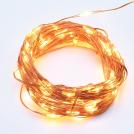 ACA LIGHTING - 20 LED COPPER WIRE STRING LIGHTS TIMER 6 On/18 Off WW COPPER WIRE & BAT.2XAA IP44 2m+10cm X0120125