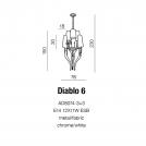 AZZARDO - Diablo 6 AZzardo AD8074-3+3 BLACK (1)