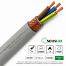 КАБЕЛ - Copper Shielded Cable 300/500V CPR Cca-s3,d1,a3, 3×1,5 mm², FR2OH2R16